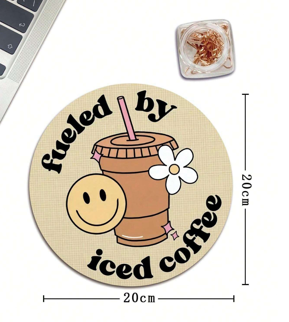 Fueled By Iced Coffee Mouse Pad