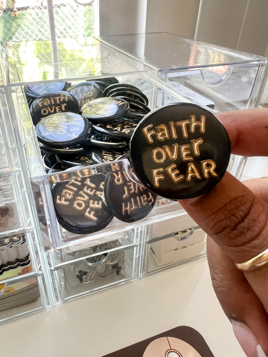 Faith Over Fear Button