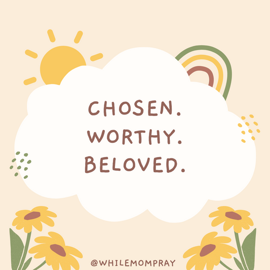 Chosen Worthy Beloved Sticker