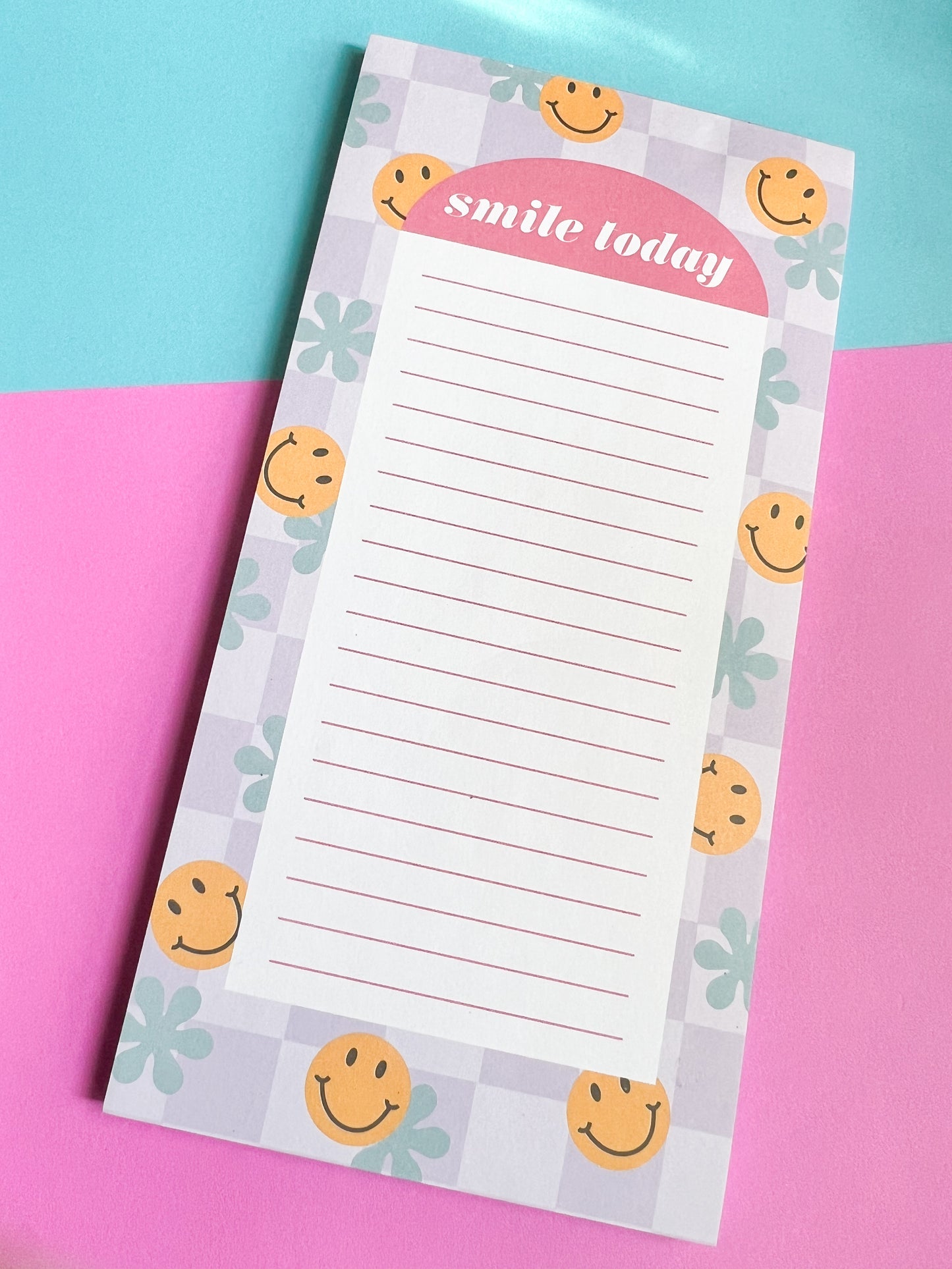 Smile Today Stationary Notepad