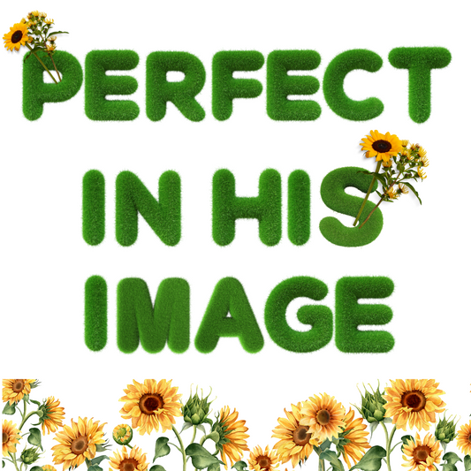 Perfect In His Image Sticker